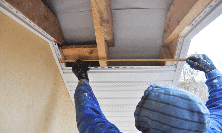 soffit installation