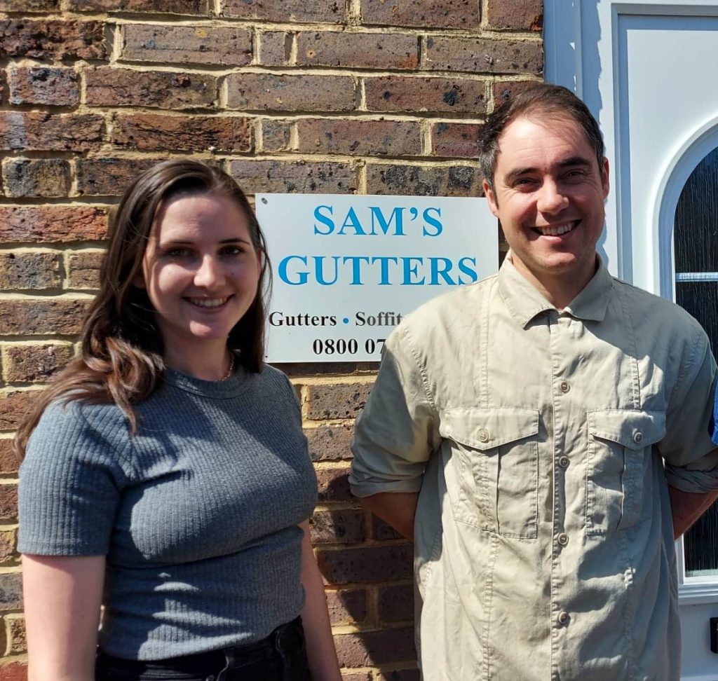 The team at Sam's Gutters office