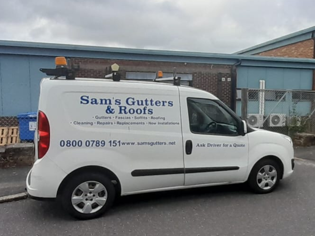 Sam’s Gutters Sam's Gutters van new model