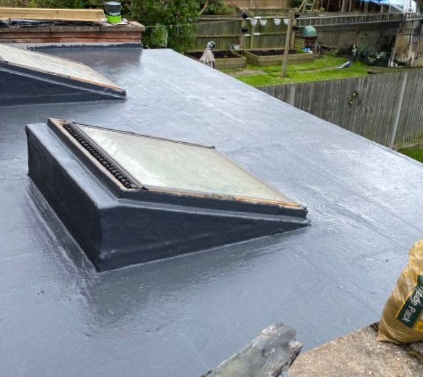 A fresh flat roof.